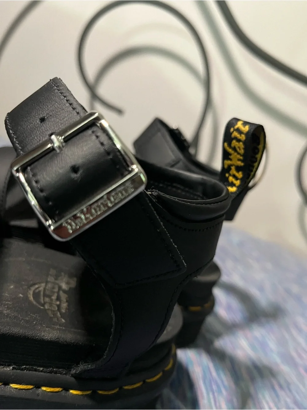 Dr. Martens black Blaire gladiator bouncing soles sandals women’s size 8